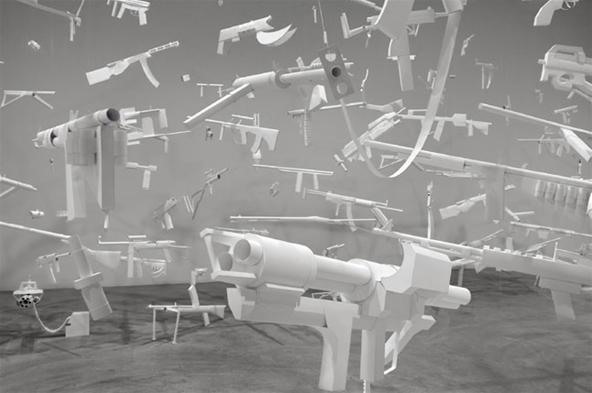 Little Boy Gun Freaks + 250 Meticulously Crafted Paper Weapons