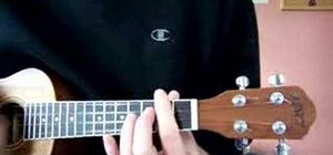 Play "Little Grass Shack" in the key of G on the uke