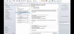 Manage email with Conversation view in MS Outlook 2010
