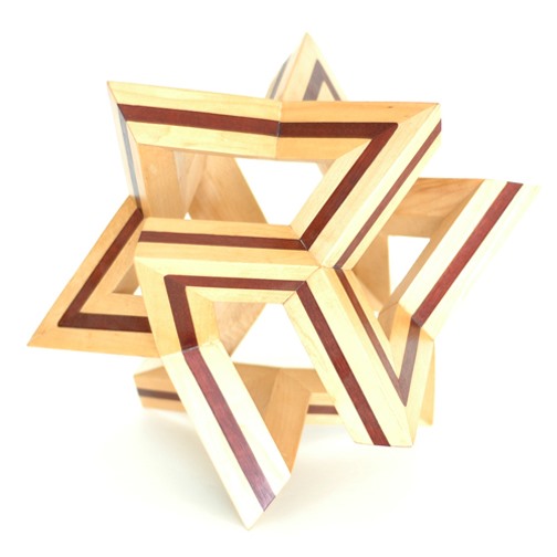 Math Craft Inspiration of the Week: The Polyhedral Metal Sculptures of Vladimir Bulatov