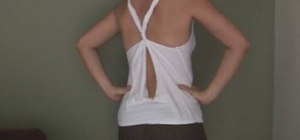 Upcycle an old t-shirt into a sexy halter top