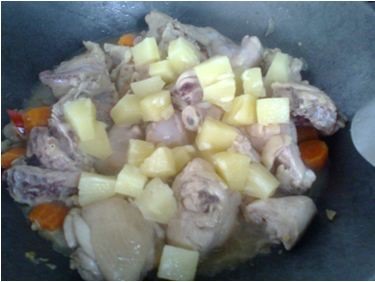 How to Cook Chicken Pineapple Curry, Filipino Style