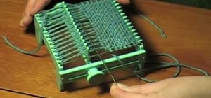 Use a small wonder weave loom