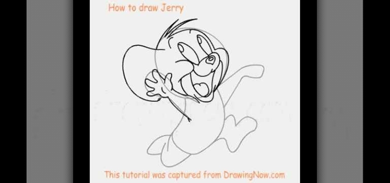 How to Draw the cartoon character Jerry from Tom & Jerry « Drawing &  Illustration :: WonderHowTo