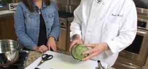 Prepare, cook, and serve an artichoke