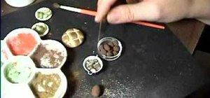 Make a mini peelable potato for a dollhouse