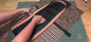 Make a duffel bag out of old umbrellas