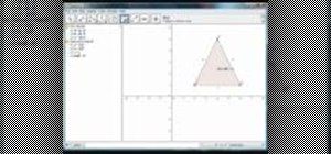 Work with polygons in GeoGebra math software