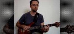 Play a minor 2-5-1 jazz chord progression on guitar