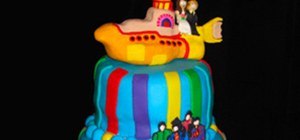 Yellow Submarine Birthday Cake