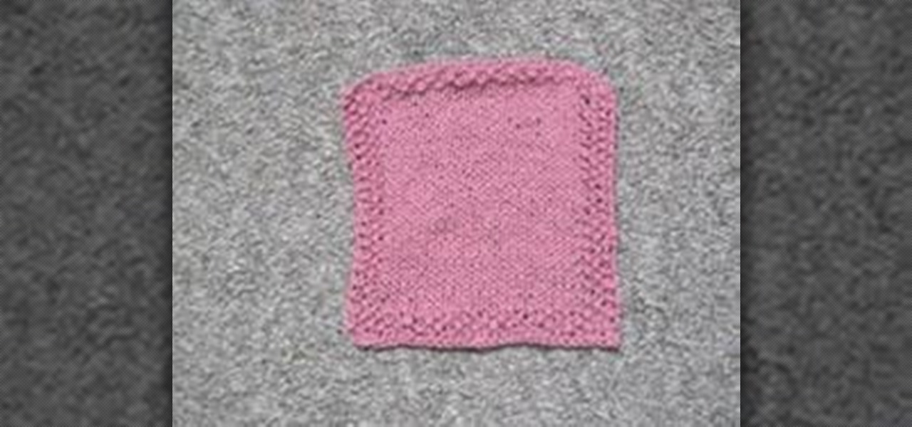 How to Knit a Stockinette Stitch Wash Rag (Dish Cloth) « Knitting & Crochet  :: WonderHowTo