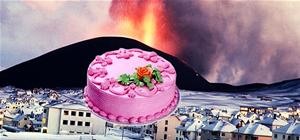 Let's Make an Erupting Eyjafjallajökull Cake