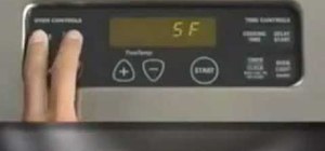 Fix a GE oven that won't go over 290 degrees using arrow controls
