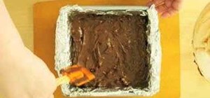 Bake chocolate brownies