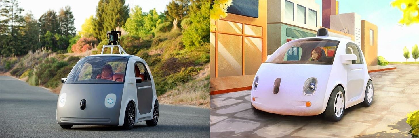 Google's Self-Driving Car Is Here & You've Gotta See This Thing in Action