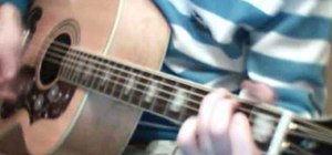 Play "Something Changed" by Pulp on guitar