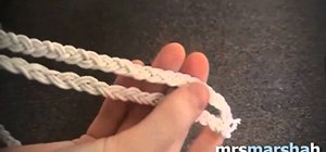 Make a DIY double braided elastic headband