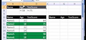Extract records from an Excel table using two criteria
