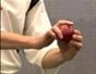 Grip the ball to bowl fast