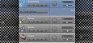 Mix your song in GarageBand '08