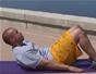 Do an abdominal curl-up exercise