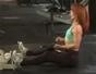 Exercise with the seated cable row with underhand grip