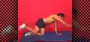 Exercise with quadruped lift with same side arm & leg