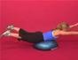 Exercise with the superman on bosu