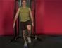 Exercise with the cable leg extension