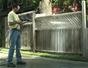 Use a pressure washer to clean wood fences