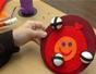 Make a velcro-ball dartboard for kids - Part 7 of 9