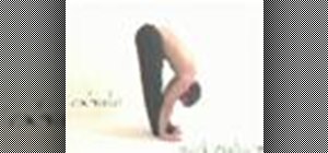 Practice a yoga sun salutation with proper breathing