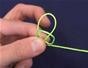 Tie a perfection loop fishing knot