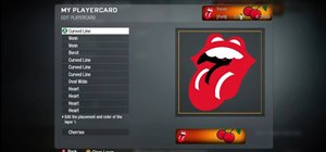Make a Rolling Stones logo Call of Duty Black Ops emblem