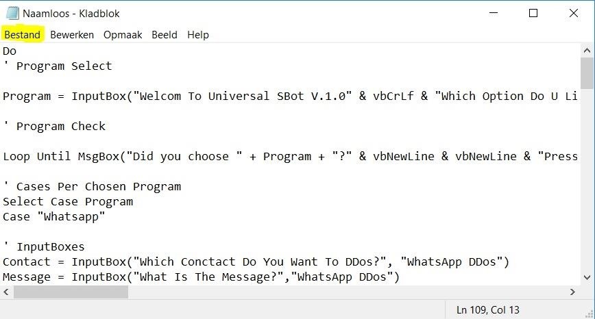 How to Spam Messages with .Vbs (Universal Spambot)
