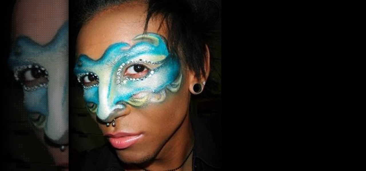 Masquerade Mask Makeup Look