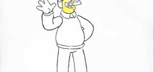 Draw Ned Flanders from The Simpsons
