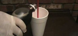 Pull off a great prank with a styrofoam cup and a straw