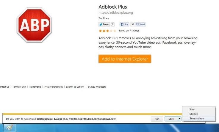 How to Install AdBlock Plus on IE9