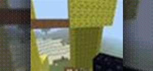 Build a giant creeper in Minecraft beta 1.6