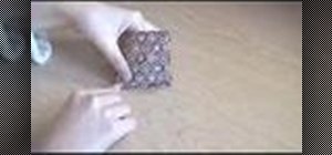 Fold an origami decorative box