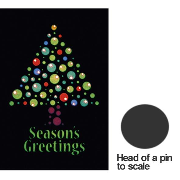 World's Tiniest Christmas Card (Invisible to the Naked Eye)