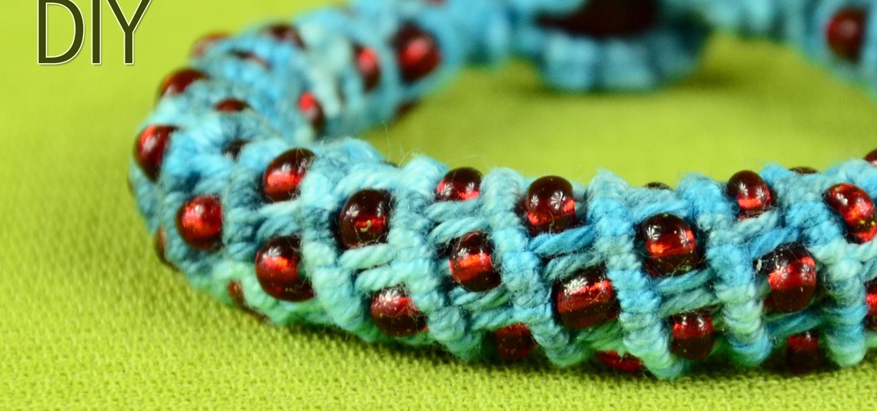 3D Wavy Spiral Bracelet with Beads - Tutorial