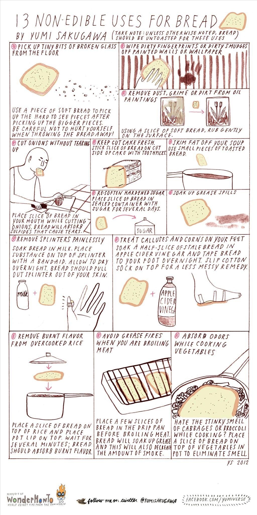 13 Non-Edible Uses for Bread