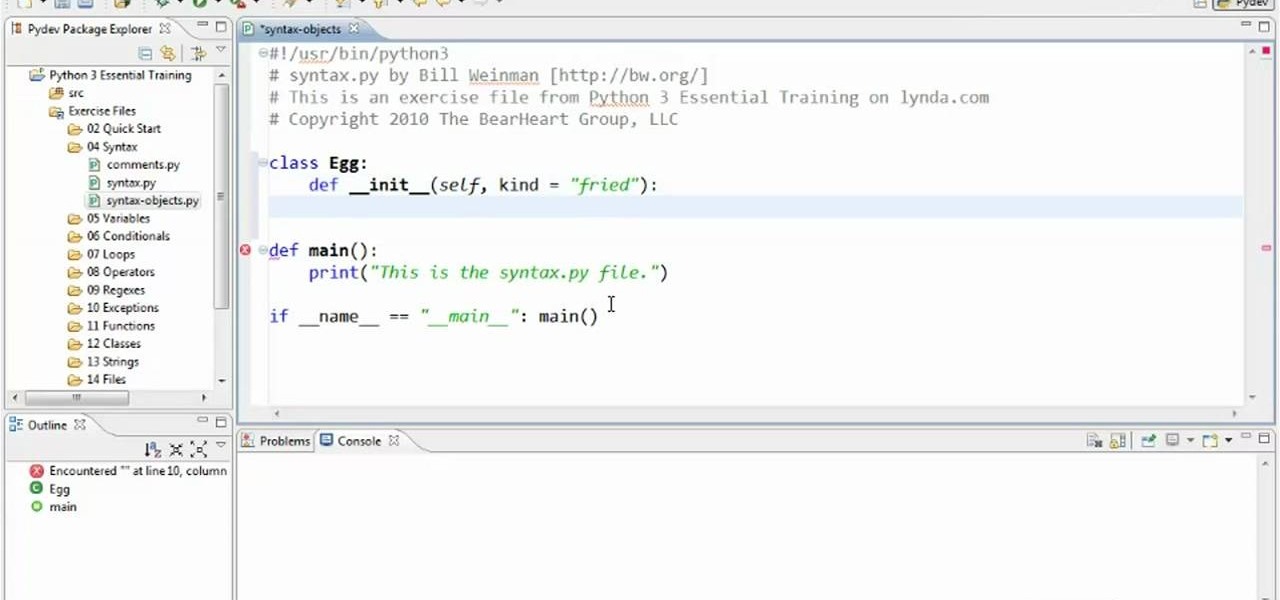 How to Create and use objects when programming in Python 3 « Python ...