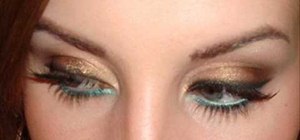 Line neutral eyes with teal