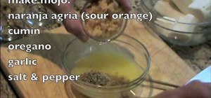 Make yuca with garlic citrus sauce