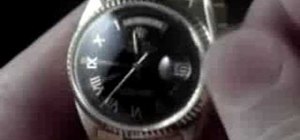 Set a Rolex Day-Date President wristwatch