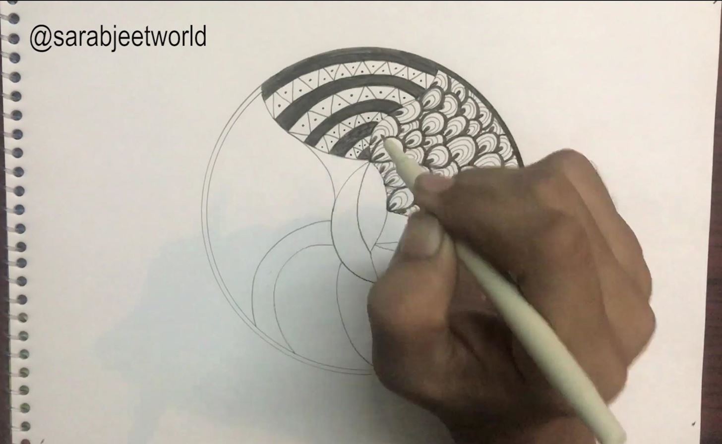 How to Draw Best Zentangle Tutorial for Beginners