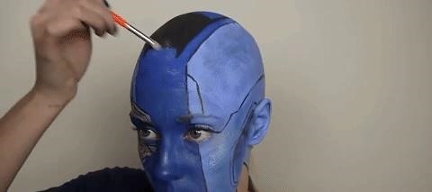 How to Be as Angry, Bald & Blue as Nebula from 'Guardians of the Galaxy' for Halloween